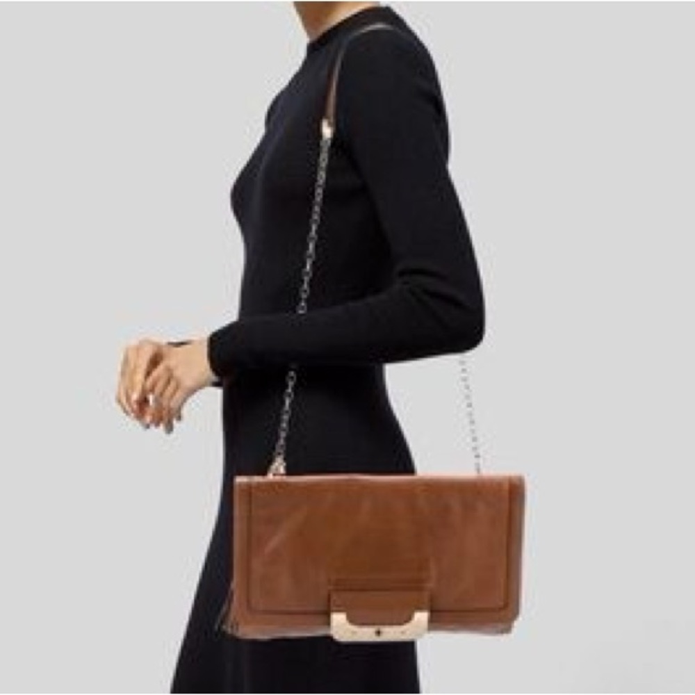 DVF Diane Von Furstenburg Harper Oversized Envelope Clutch
